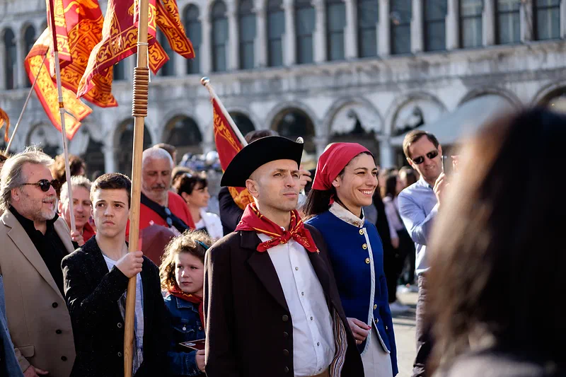 Parade at Piazza San Marco, Venice with the XF 50mm f2.0.
