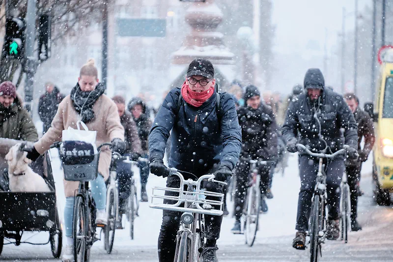 Bicycles near Dronning Louises Bro, Copenhagen. Taken with Fujifilm X-T20 + Fujifilm XF 55-200mm f3.5-4.8