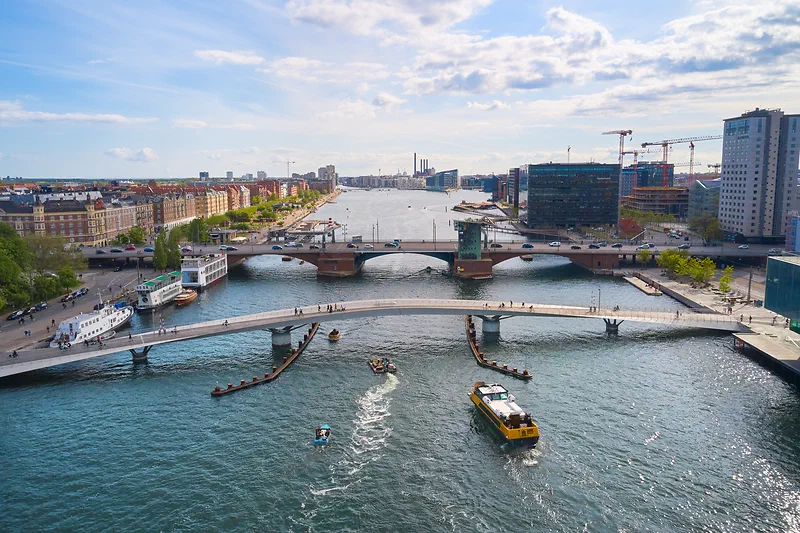 Copenhagen, Small and Big Langebro.