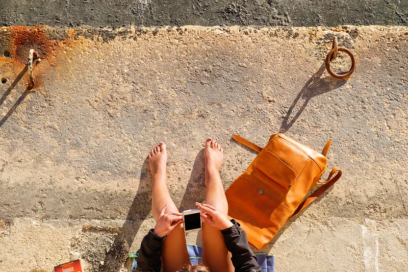 Enjoying the sun in Valletta, Malta. Shot with the X-M1 + XF 18-55mm f2.8-4
