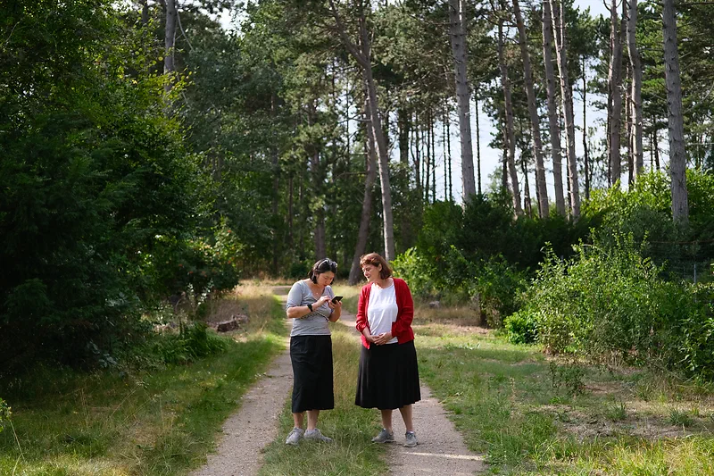 My wife and my mom