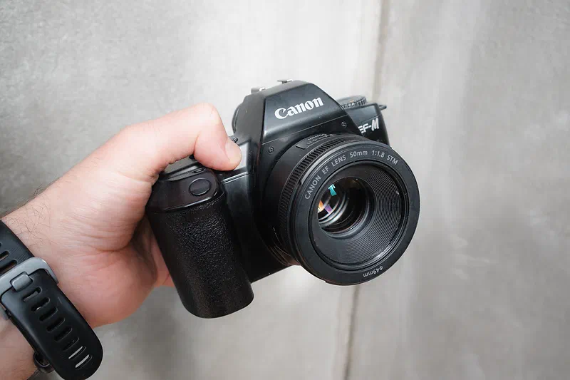Canon EOS EF-M camera: you might laugh at me but this and the Canon EF system in general is a great for analog photography