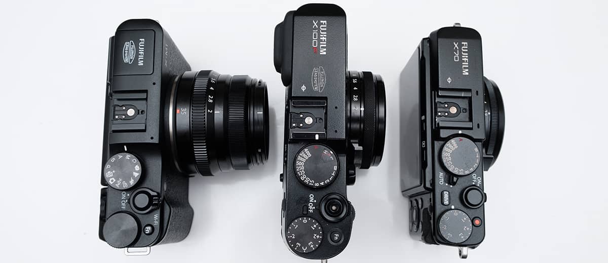 Battle of the most compact Fujifilm X cameras: Fujifilm X70